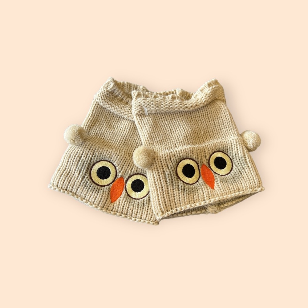 Cupcakes & Cartwheels Bootie Cuties Animal Boot Cuffs Owls Low High Boot